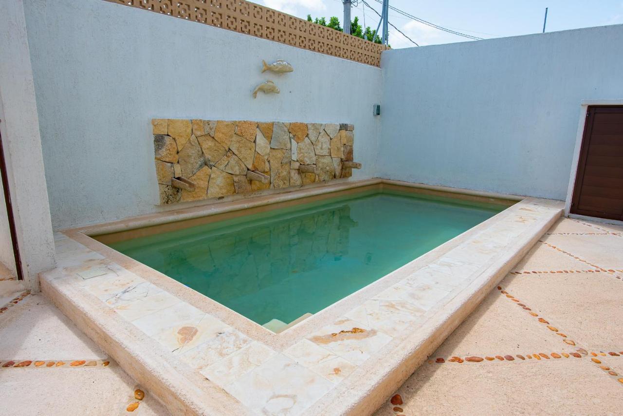 97982 New Modern Villa, Private Pool, High Internet Speed, 2 Blocks From The Beach Pueblo Pueblo Chicxulub エクステリア 写真